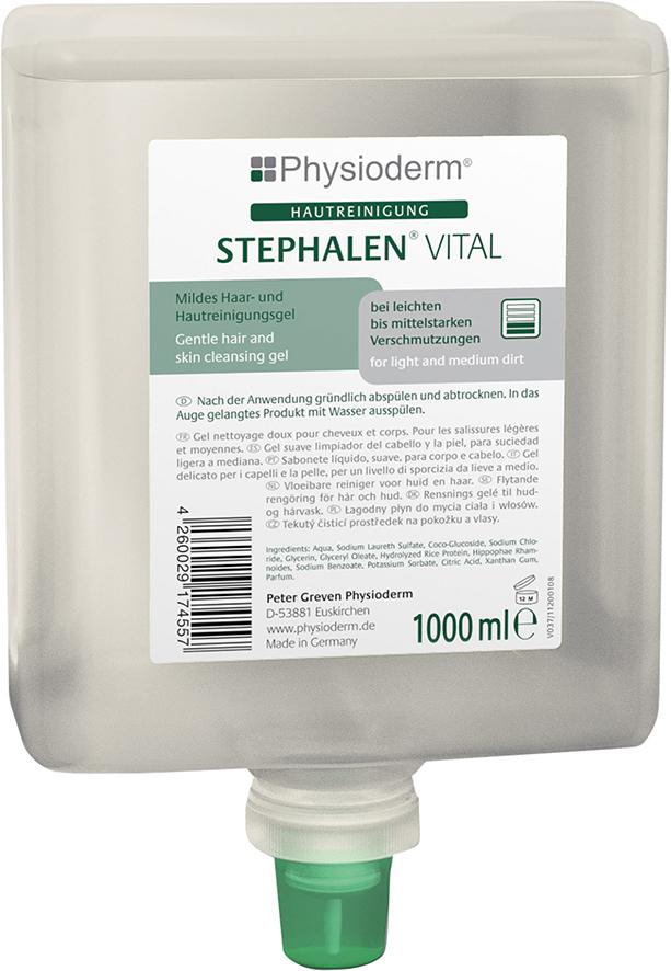 Greven Stephalen Vital 1000 ml Neptuneflasche Waschgel mild Physioderm