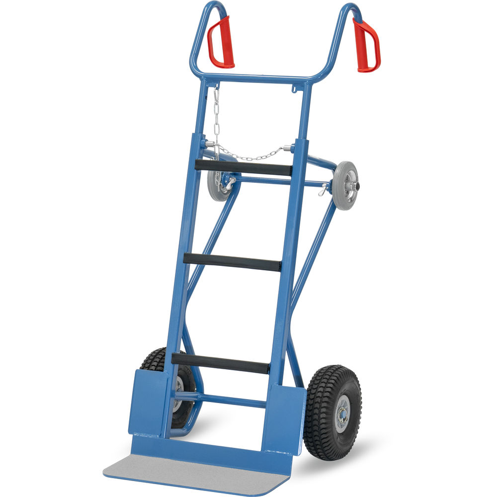 Fetra Transportkarre 11050 Lufträder + Treppensterne Tragholm Spanngurt 400kg