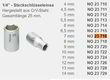 Proxxon 23716 Steckschlüsseleinsatz Nuss 7mm 1/4 Zoll CrV-Stahl