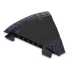 Winkelstück Kabelbrücke B250xT250xH20 mm 1 Kammer H16xB18 mm schwarz