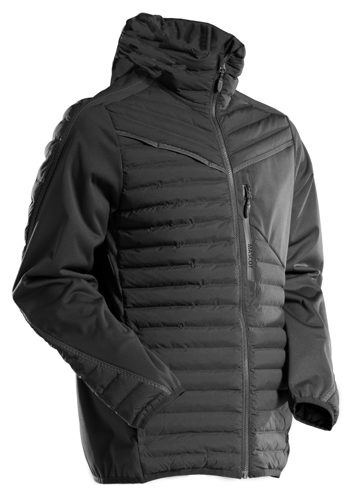 Jacke mit Kapuze, leichtem Futter