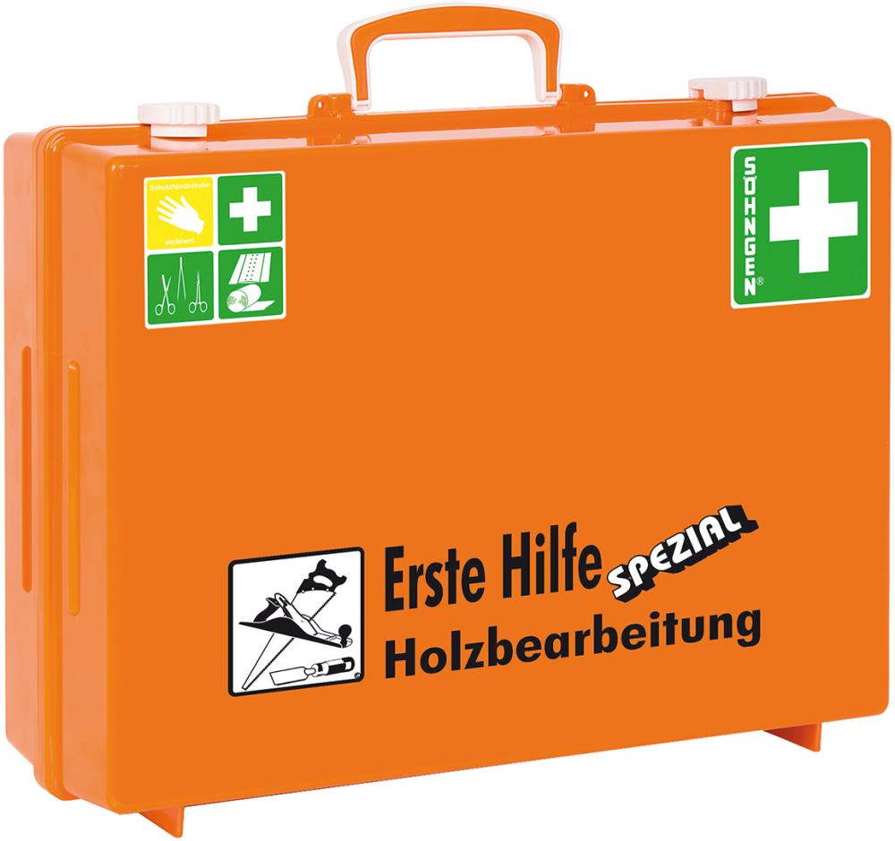 Söhngen ErsteHilfe-Koffer MT-CD Holzbearbeitung, orange