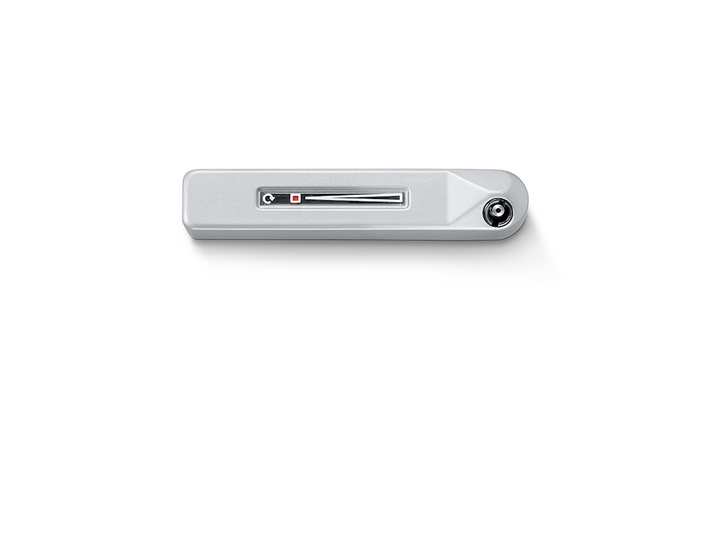 GEZE Aufliegendes Fenstergetriebe F 1200, für abnehmbare Betätigungskurbel, Aluminium