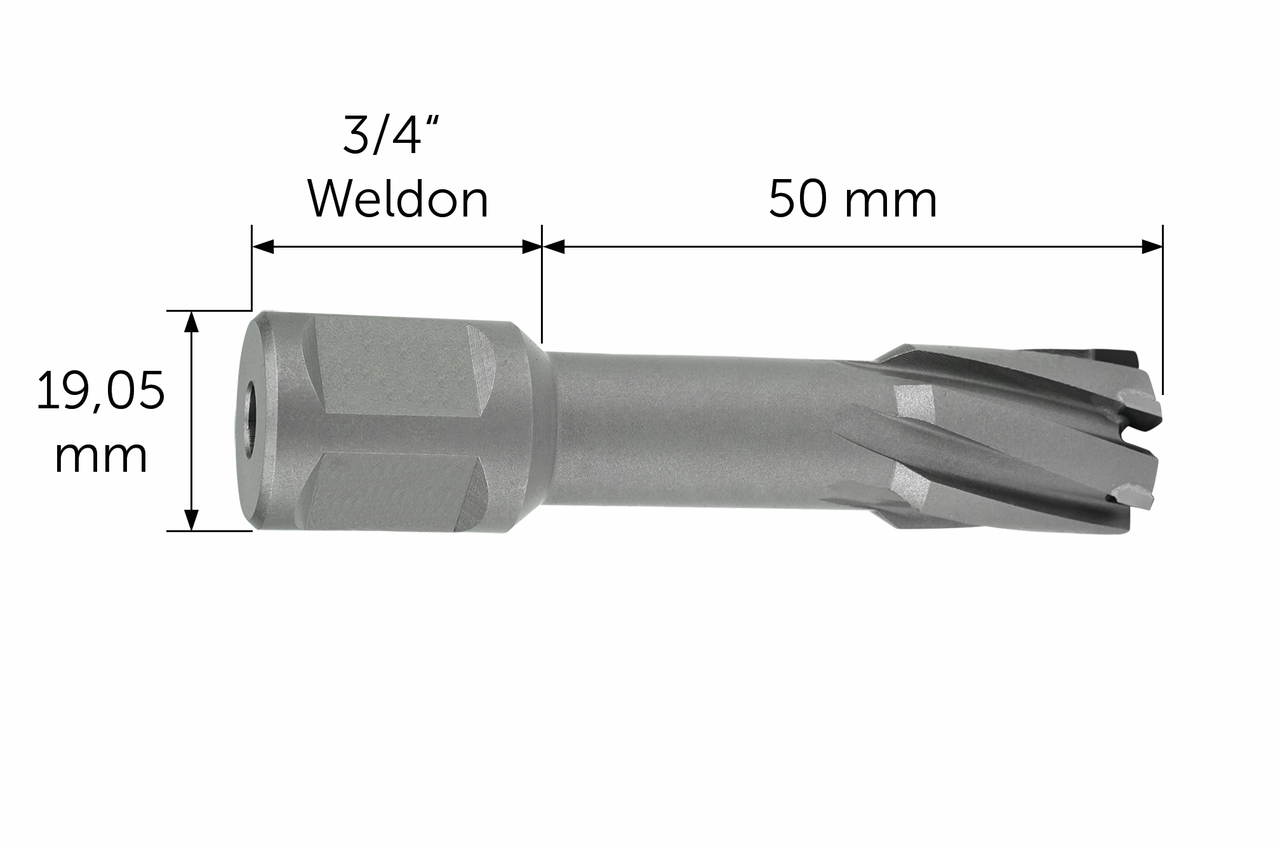 Fein HM Ultra 50 Kernbohrer 12mm 50mm Schnitttiefe 3/4" Weldon