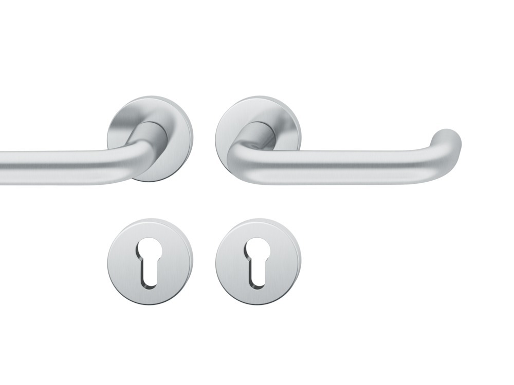 Produktbild FSB FS Drückergarnitur 79 1070,rd.,PZ,9,ER,TS 39-48