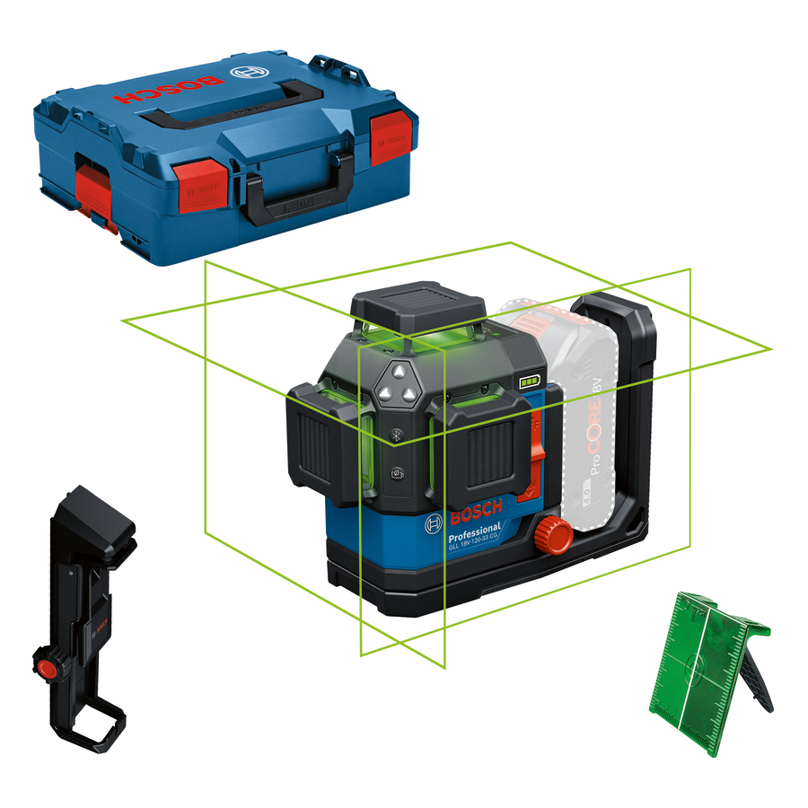 Bosch Kreuzlinienlaser GLL 18V-120-33 CG Bosch Kreuzlinienlaser GLL 18V-120-33 CG