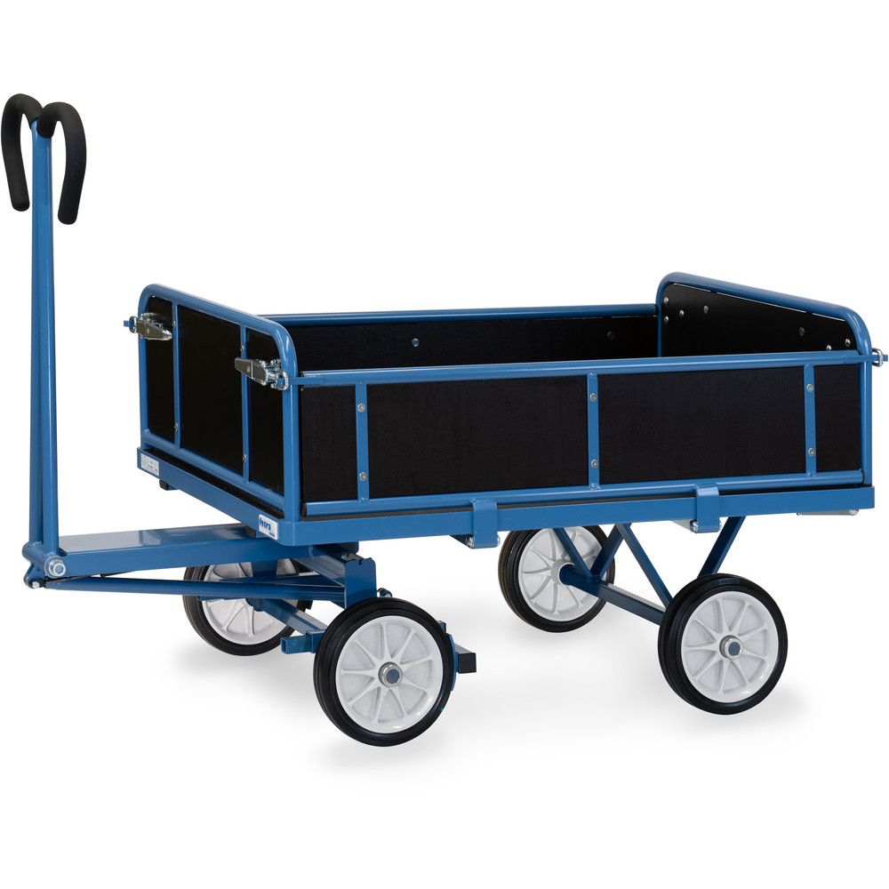 Fetra Handpritschenwagen 6453V mit Bordwänden 750 kg 1140x740mm