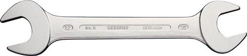 Gedore Doppelmaulschlüssel DIN3110 13x17mm matt verchromt
