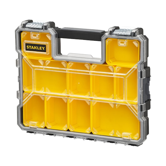 Stanley FatMax Profi-Organizer flach 1-97-517 mit Metallverschlüssen und 10 Fächern