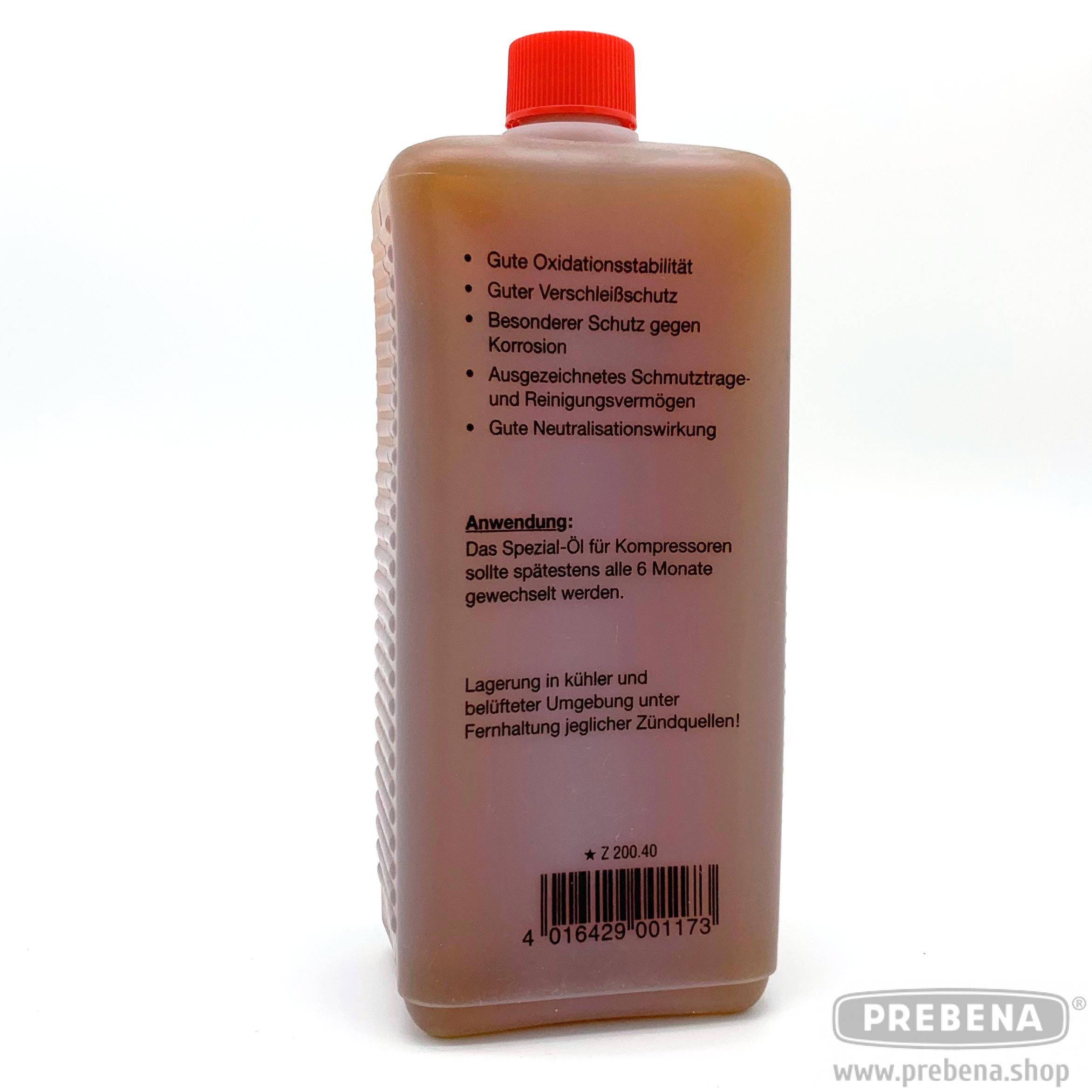 Prebena Kompressorenöl Z200.40 Spezialöl 1 Liter mineralisch