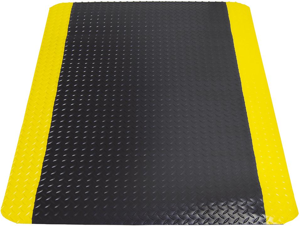 Miltex Arbeitsplatzmatte Yoga DECK, schwarz/gelb