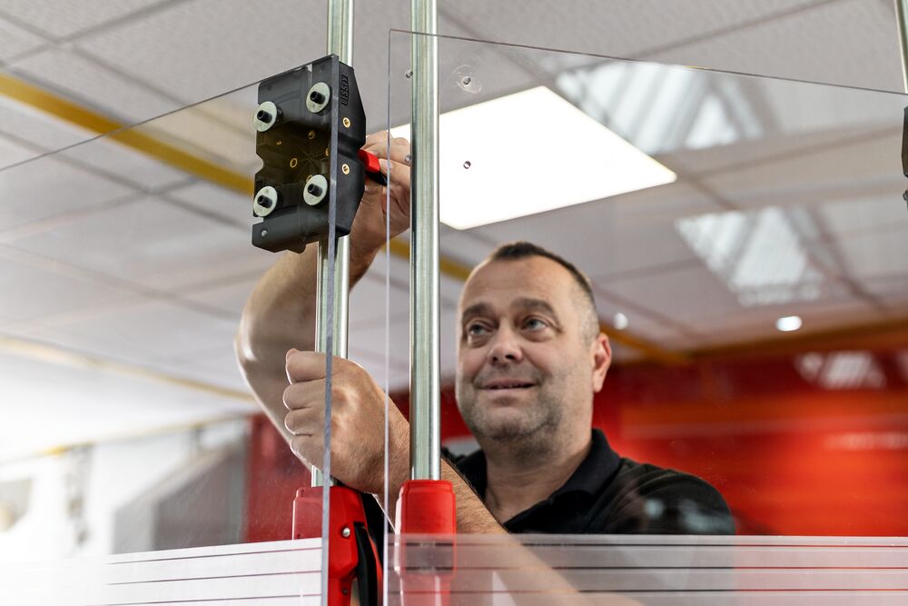 Bessey Große Multifunktionshalterung STE-MH-SET für Deckenstützen STE/ST