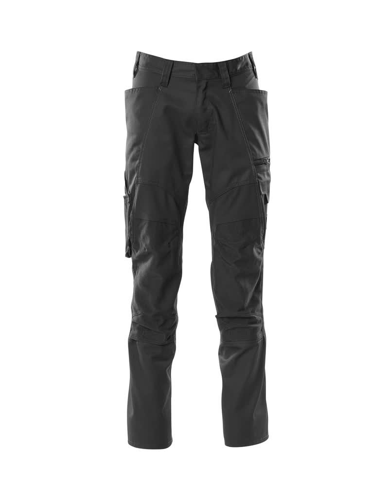 Mascot Hose mit Knietaschen, Stretch-Einsätze Hose Größe 82C54, schwarz