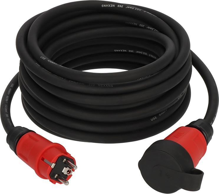 Brennenstuhl Professional Verlängerungskabel VN 1200 IP44 10m schwarz H07RN-F 3G2,5
