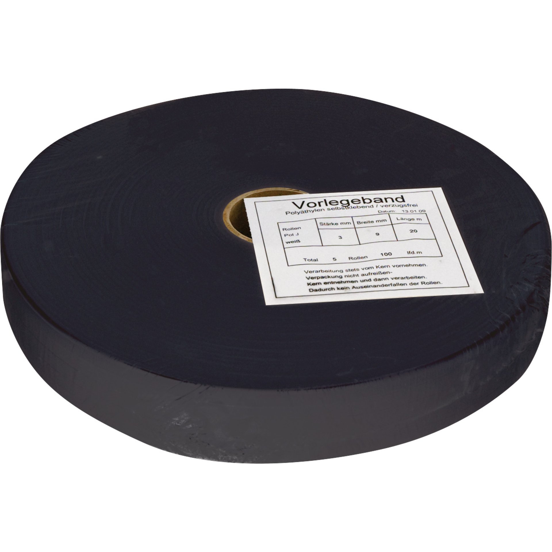 Soudal Vorlegeband 3 x 9 mm Schwarz