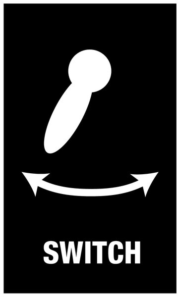 Zyklop Metal Switch, Schablone, Logo