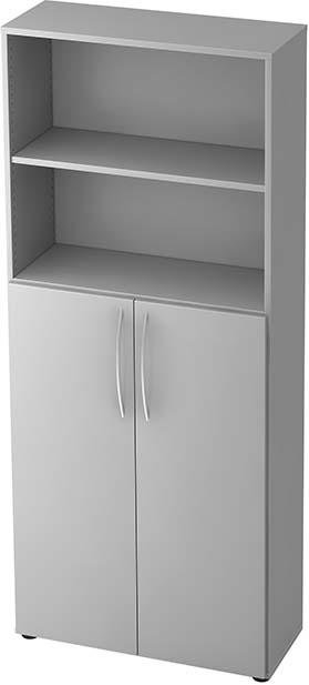 Hammerbacher Schrank 5 OH Tür unten lichtgrau