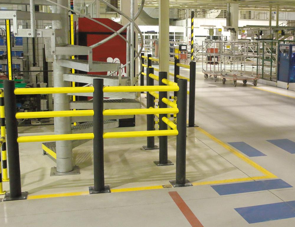 Produktbild dancop Pfosten für flexibles Sicherheitsgeländer Delta