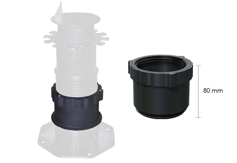 Höhenadapter für Terrassenlager