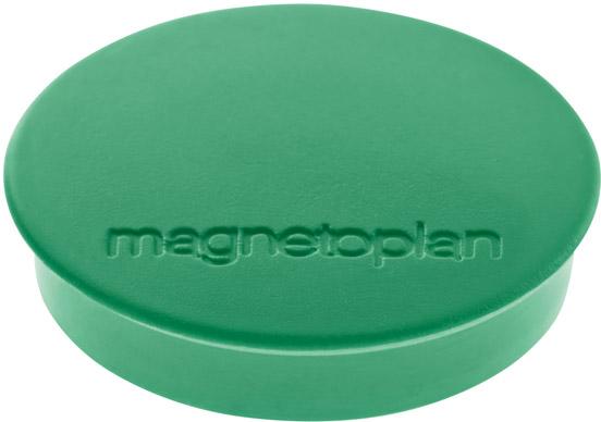 Produktbild magnetoplan Magnet D30mm VE10 Haftkraft 700 g grün