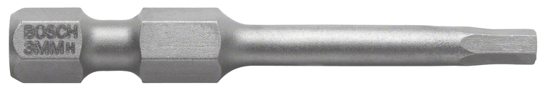 Bosch 3mm hex screwdriver bit for drills., Schrauberbit, Schlitzbit, Stahl, Silberfarben, 3 mm