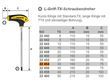 Proxxon L-Griff-Schraubendreher TX/TTX 30 x 160 mm, Teleskopsignal, digitaler Messschieber, Schneideinlage, Skala, Messstift