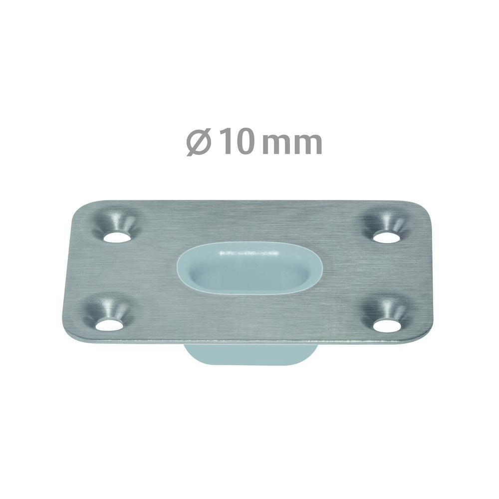 Produktbild PLANET Bodenschließmulde BMd10,verstellbar,0/0mm,edelstahl, Ø10