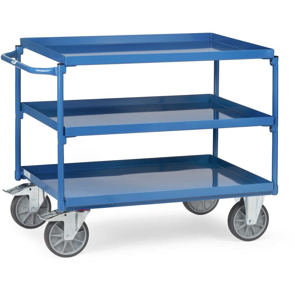 Fetra Tischwagen mit Wannen 4830 3 Böden 850x500mm 400kg