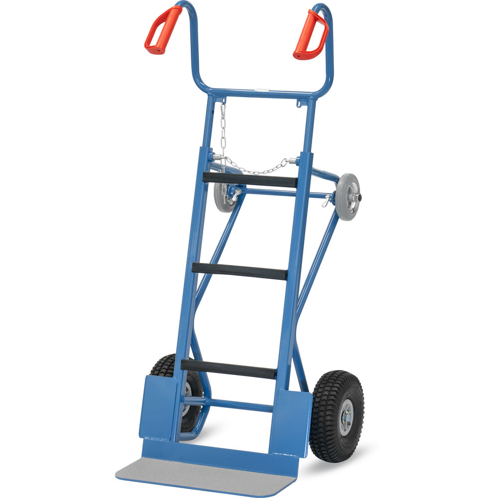 Fetra Transportkarre 11050 Lufträder + Treppensterne Tragholm Spanngurt 400kg