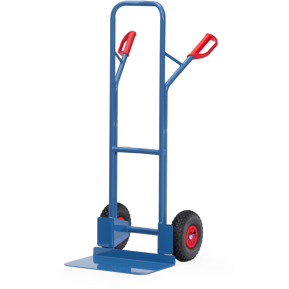 Fetra Stahlrohr-Stapelkarre B1326L Luftbereifung 1300mm 300kg