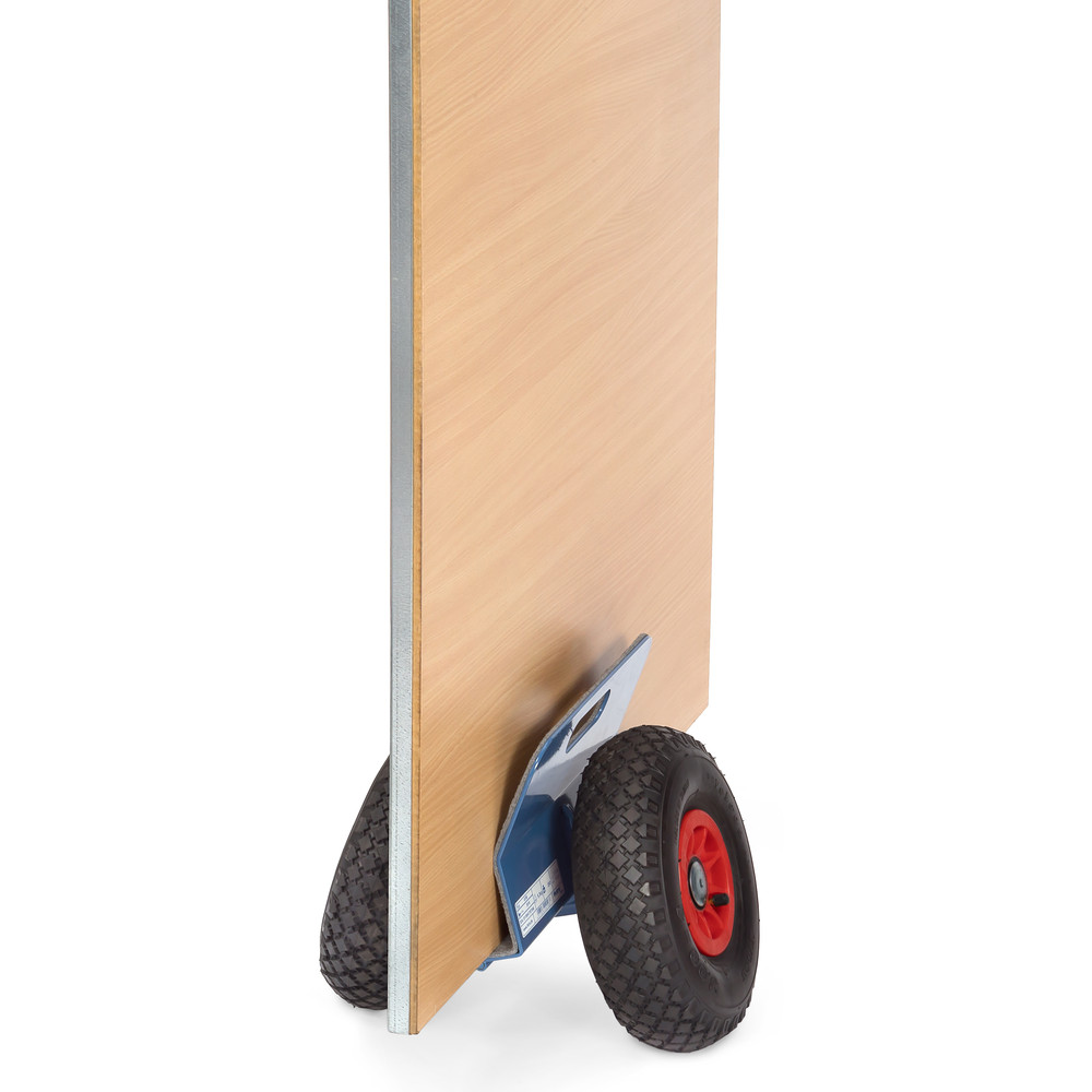 Fetra Plattenroller 4156 mit Klemmbacken 250 kg Tragkraft Luftbereifung