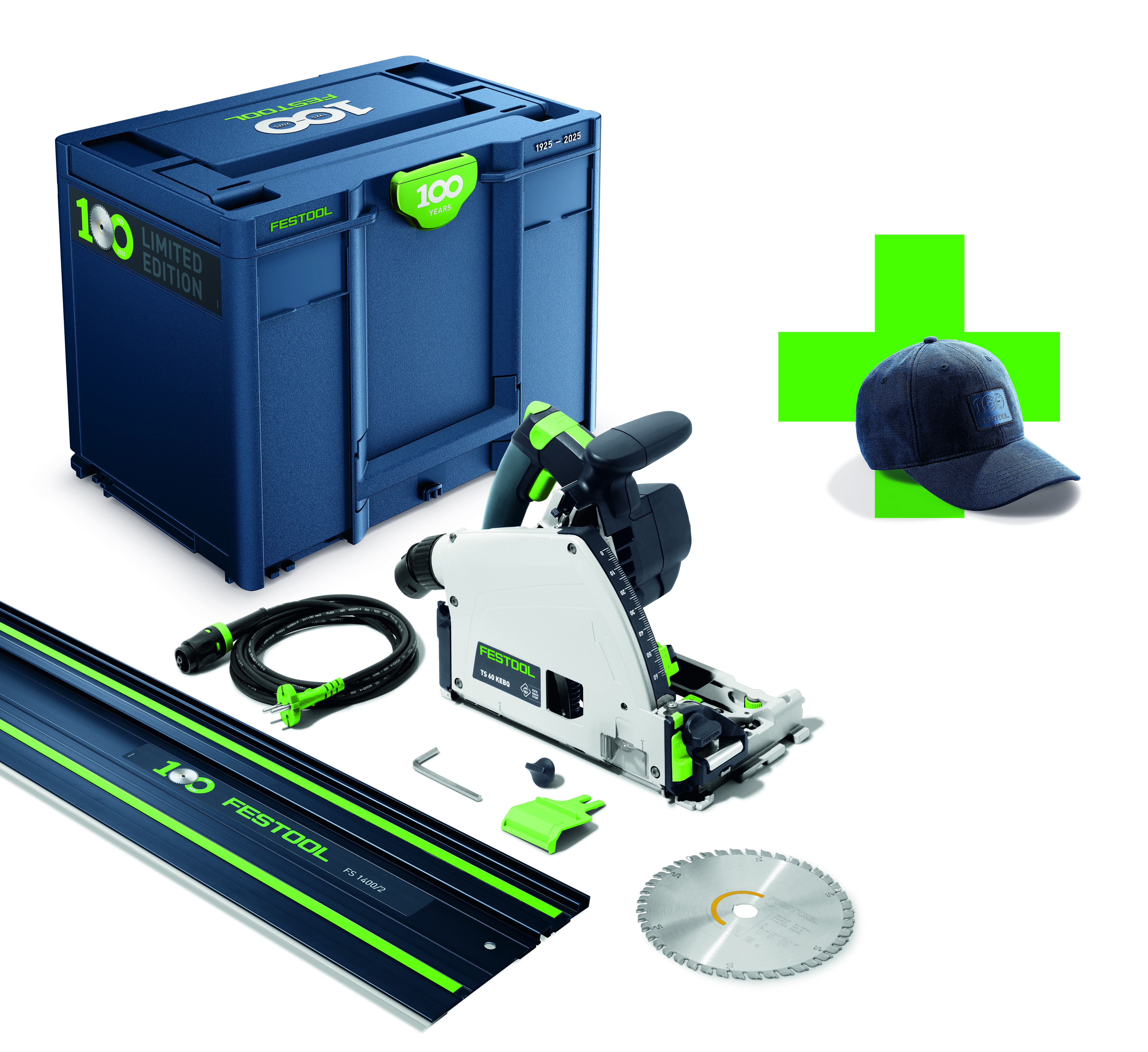 Festool Tauchsäge TS 60 KEBQ-Plus-FS 100Y Limited Edition
