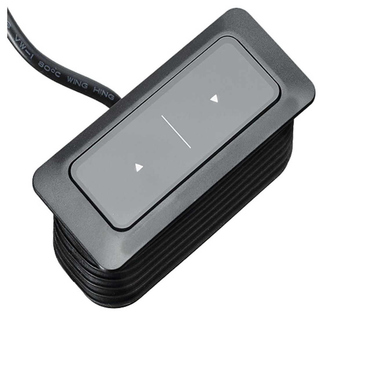 HETTICH Handschalter Touch Basic Inlay, schwarz