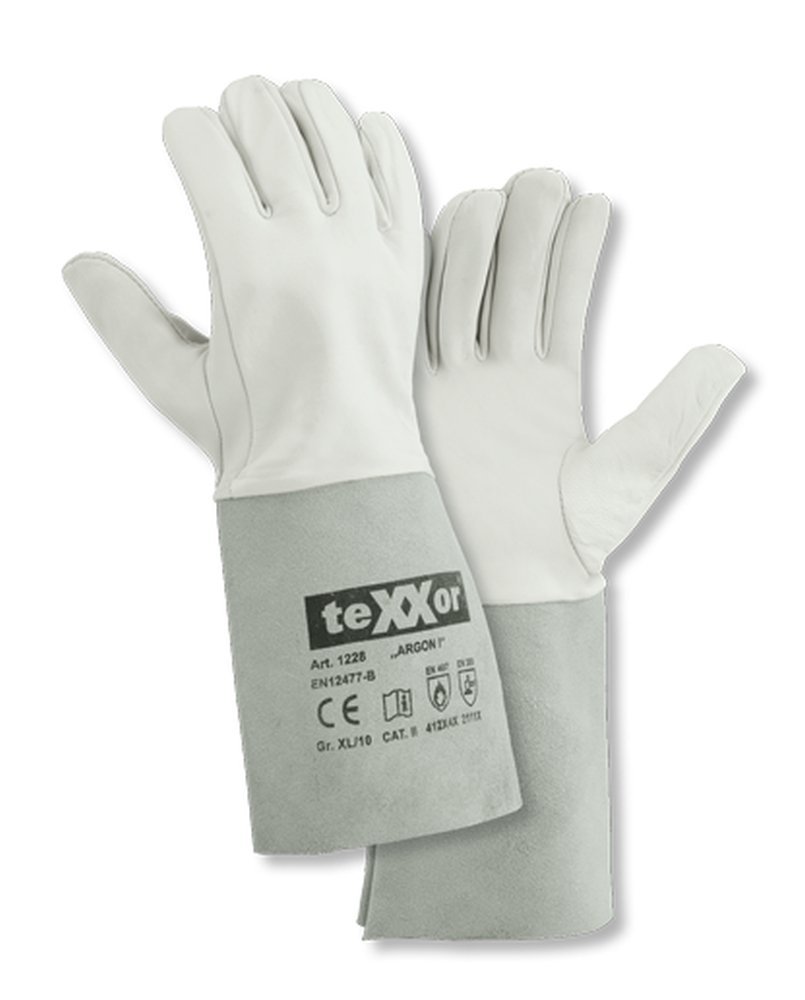 teXXor® Schweißerhandschuhe ARGON I 11, natur