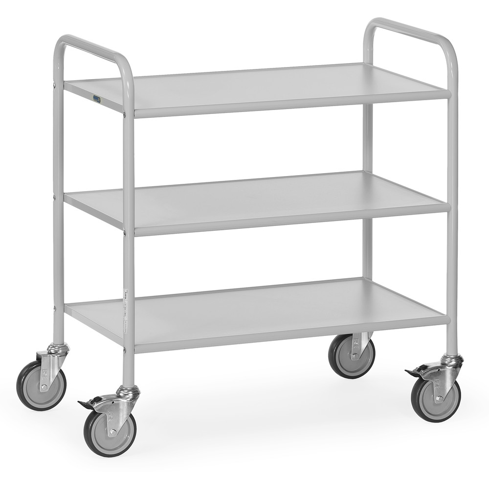 Fetra Bürowagen 4882 150kg 800x500mm 3 Böden TPE-Bereifung