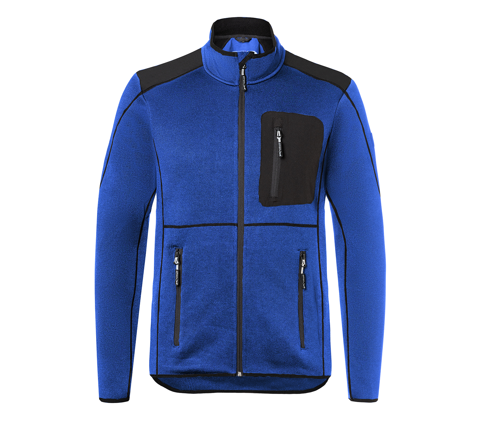 Kübler Strickjacke kbl.blau/schwarz  1443 6339-4699-XXL