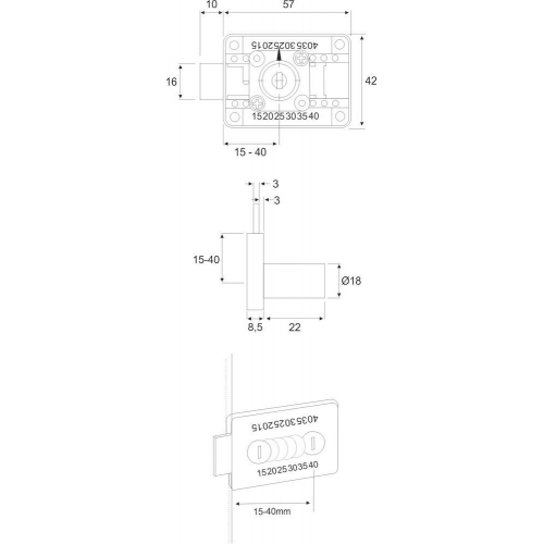 Maßzeichnung, CAD-Diagramm, Diagramm