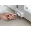 Abus Fenster-Zusatzschloss 3030 W AL0125 gleichschließend weiß Stahl