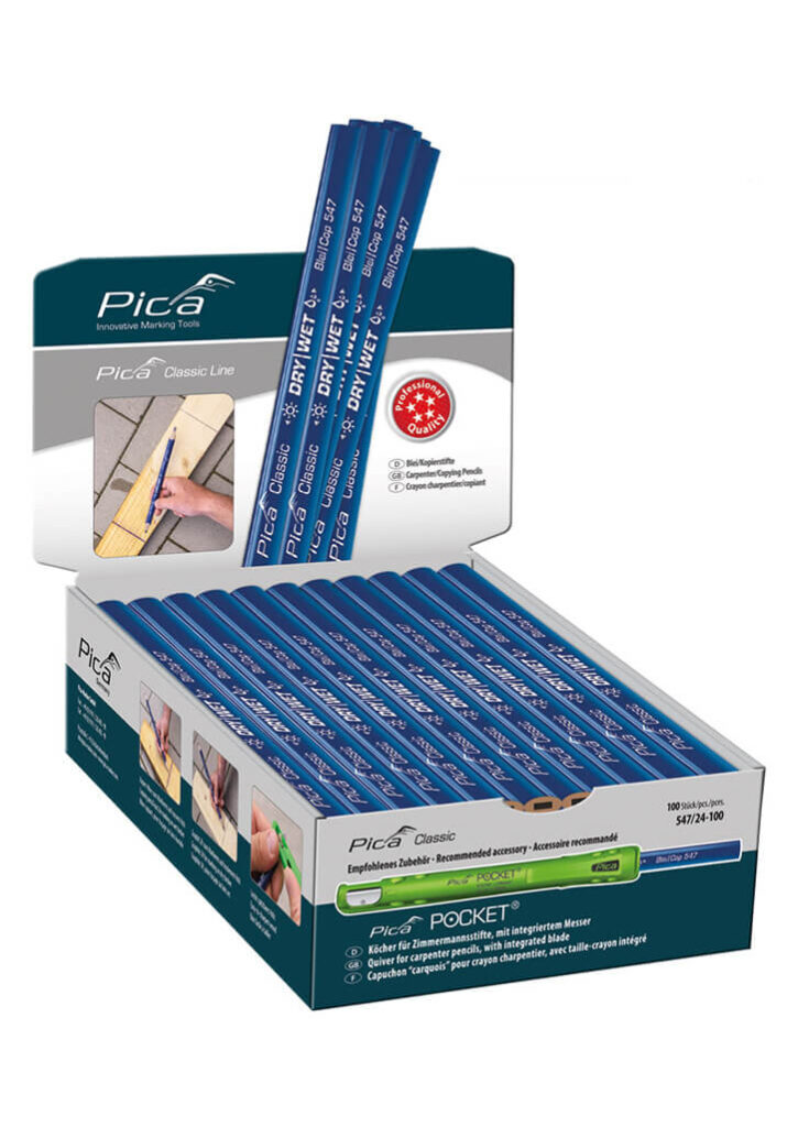 Pica Classic 547 Bleistift für Nass- und Trockenholz