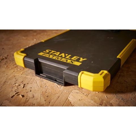 Stanley FATMAX Pro-Stack Klemmbrett FMST82721-1 mit Organizer und LED-Licht