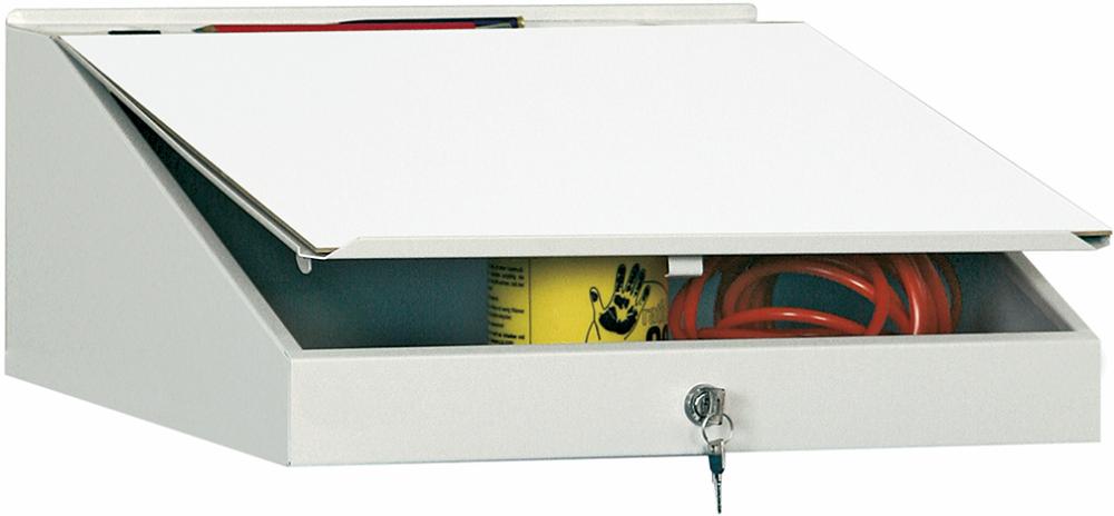Stumpf Schreibpultaufsatz B490xT497xH70/220 mm RAL 7035 stumpf