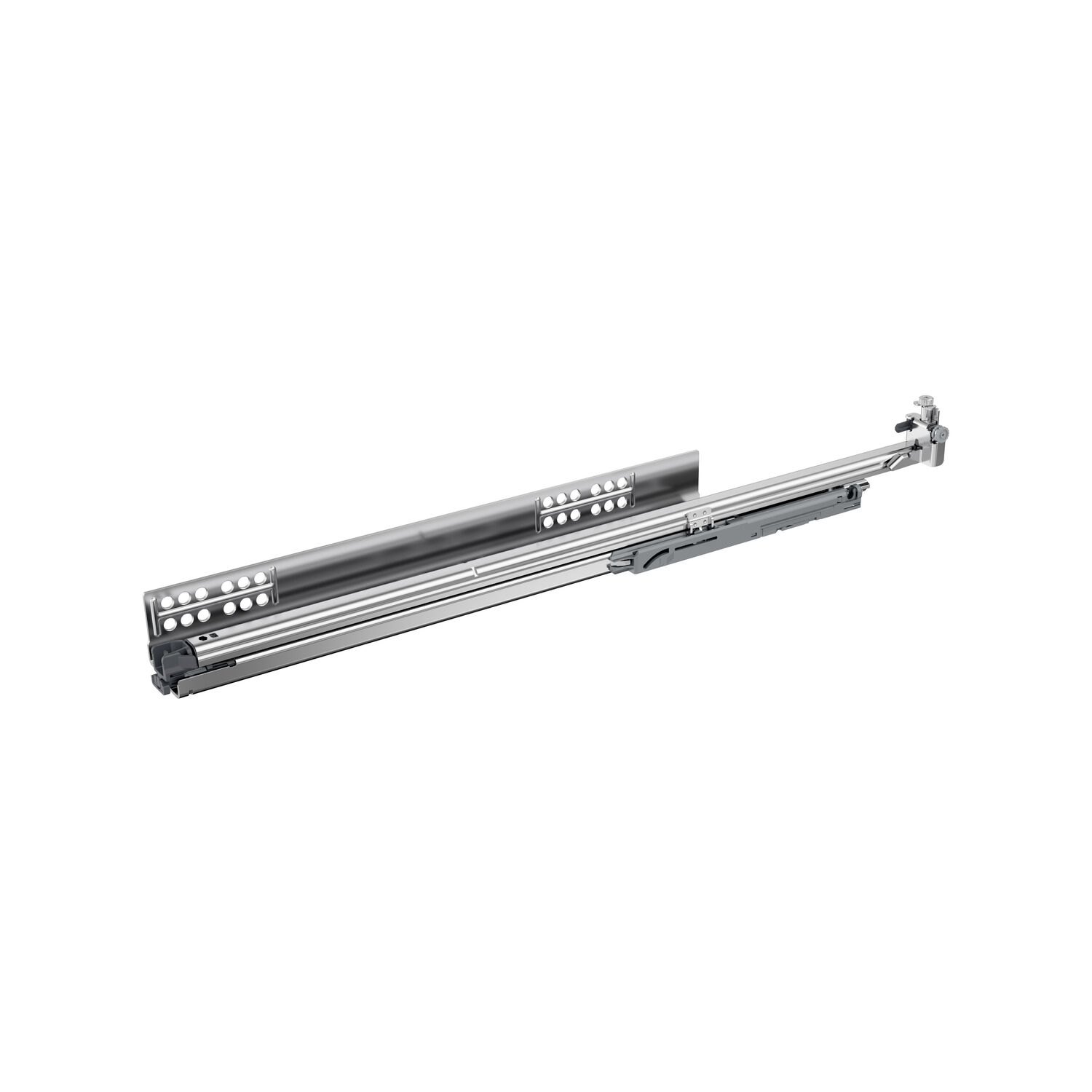 HETTICH Quadro V6 5D mit Push to open, optional Synchronisation, Vollauszug für Holzschubkasten (Aufschiebemontage) Varianten