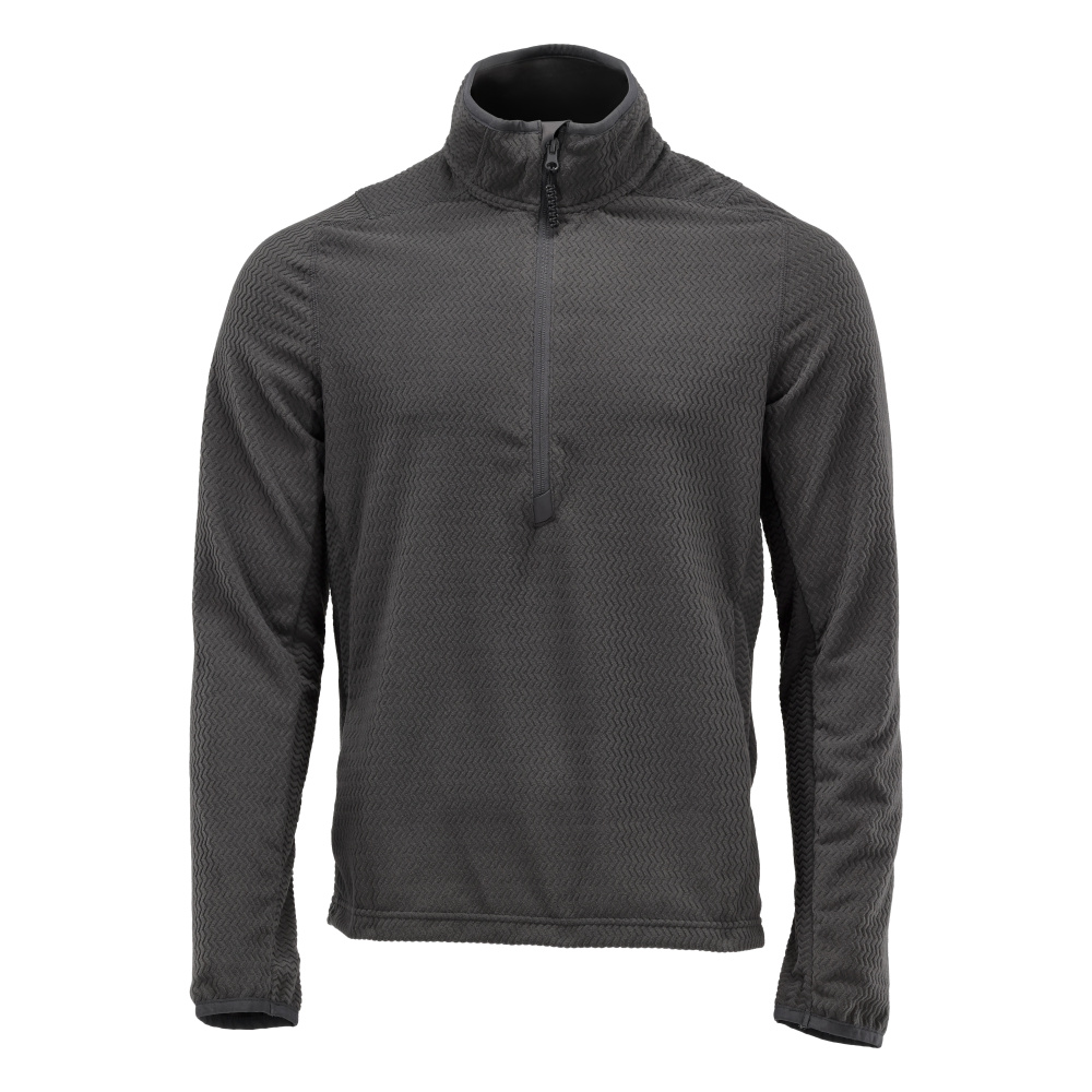 Microfleece Pullover mit kurzum Zipper