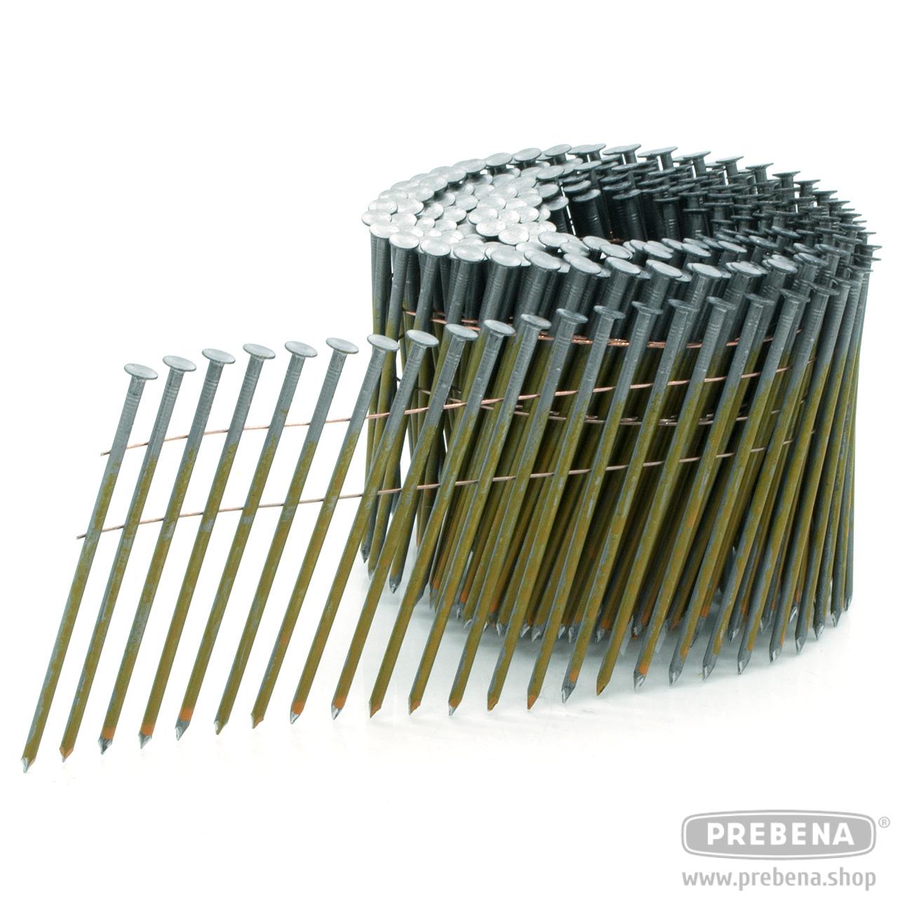 Prebena Coilnägel CNW25/45BK blank Glattschaft 45mm 2,5mm Drahtmaß 10800 Stück