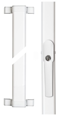 Abus Stangenset WINTECTO ONE FOS550, FOS650 75/75 cm weiß