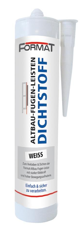 Format Altbau-Fugen-Leisten Dichtstoff, weiß, FO-ABLDSW 290 ml Kartusche