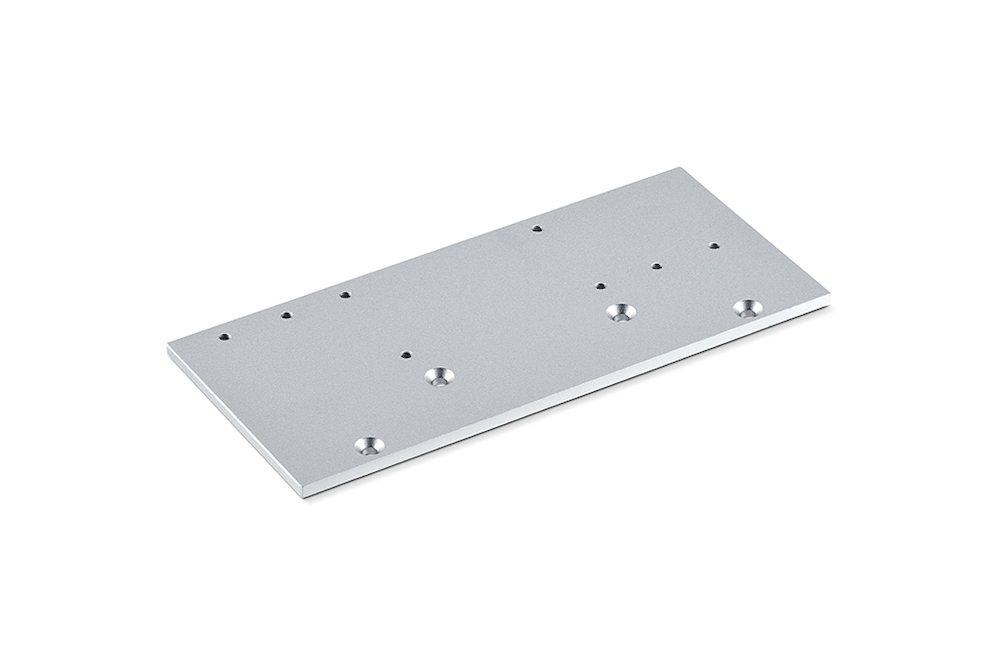 GEZE Montageplatte TS 2000 NV,silberfarbig elox.