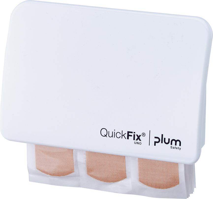 Plum Pflastersp. UNO Quickfix,weiß ( 1x45 Plf.)