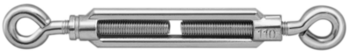 Vormann Spannschloss Öse/Öse 70x52x8mm M5 Edelstahl V2A