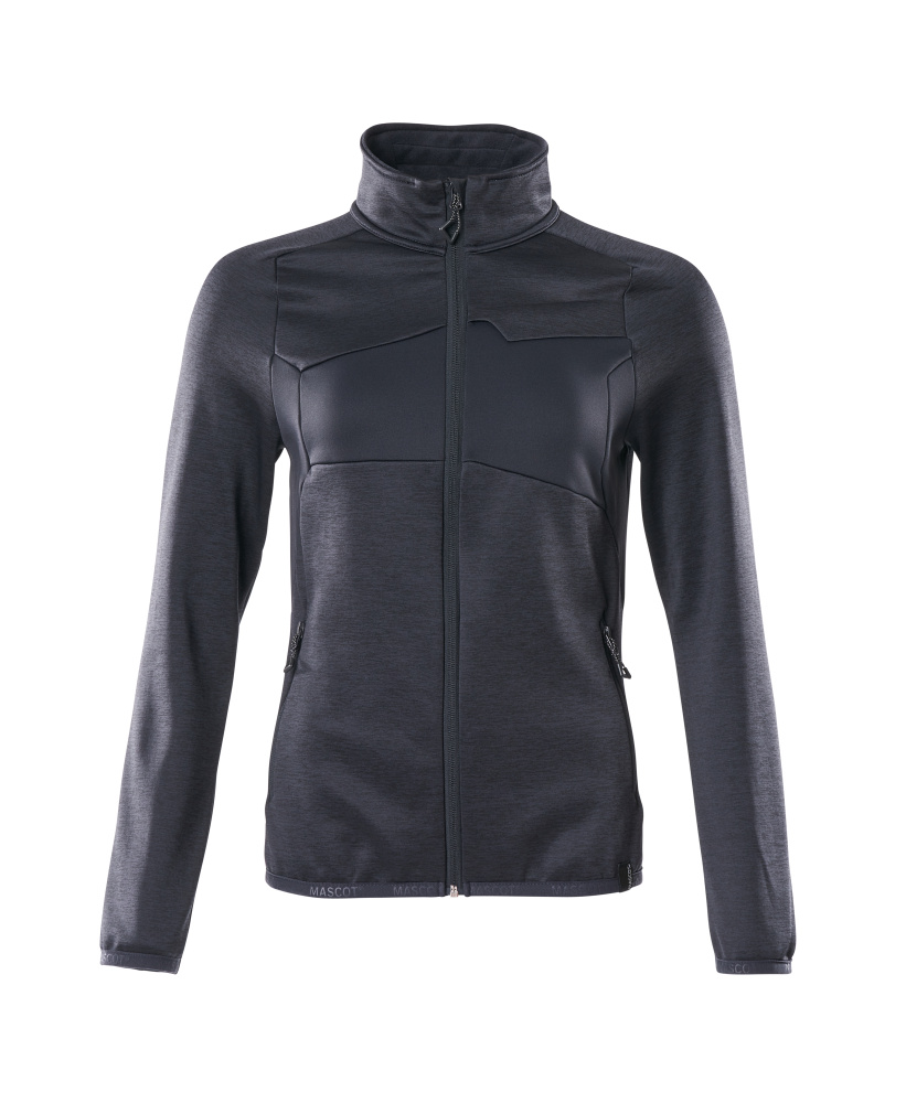 Fleecepullover mit Reißverschluss, Damen
